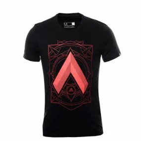 Adidas Ace Black Cotton Graphic T-Shirt - Mens