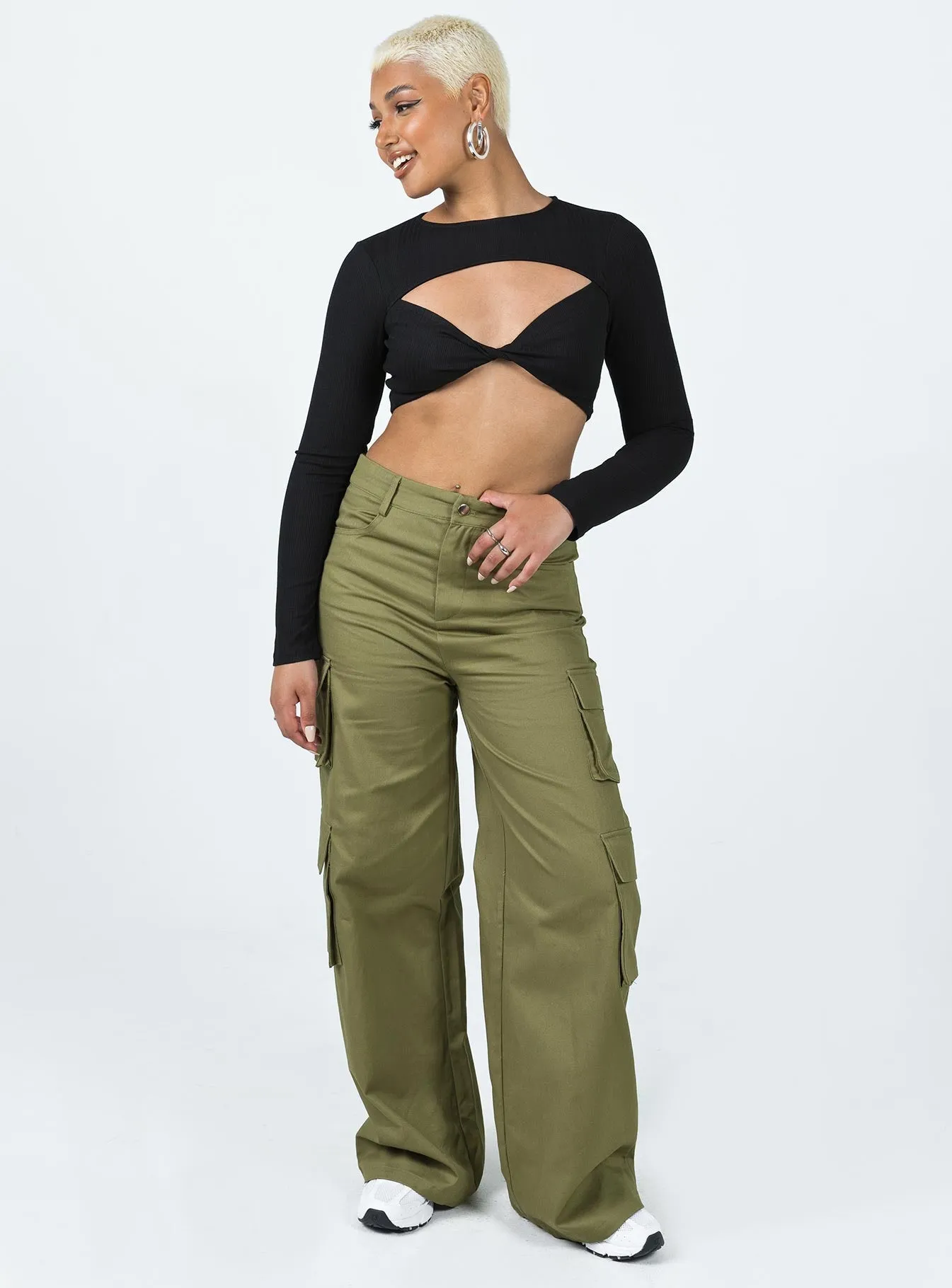 Alexis Cargo Pants Khaki