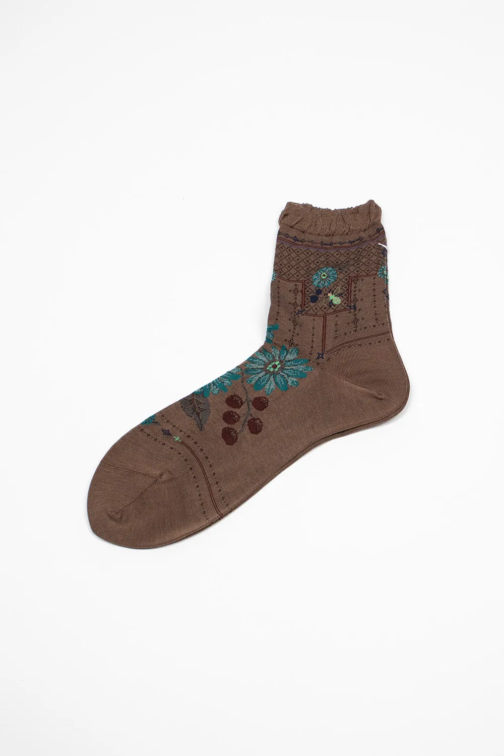 AM-780S Gerbera Socks Brown