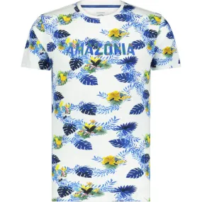 Amazonia Leaf Story T-Shirt - White