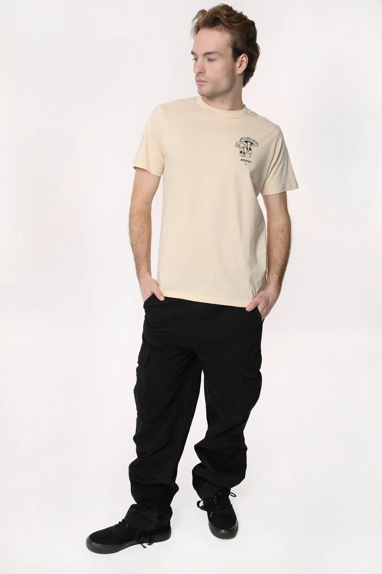 Amnesia Mens Cotton Cargo Pant