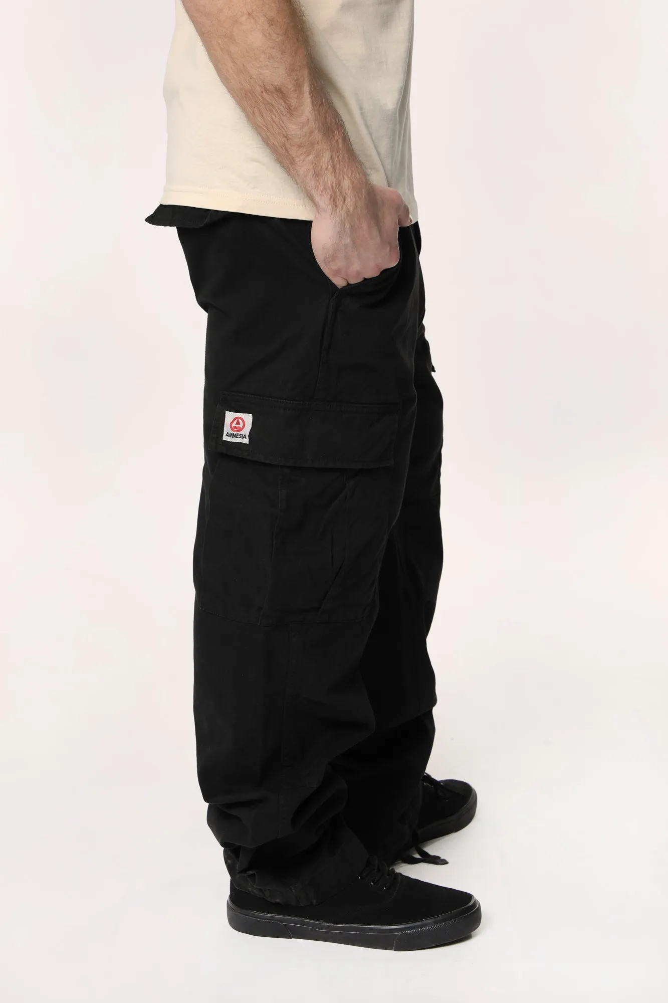 Amnesia Mens Cotton Cargo Pant