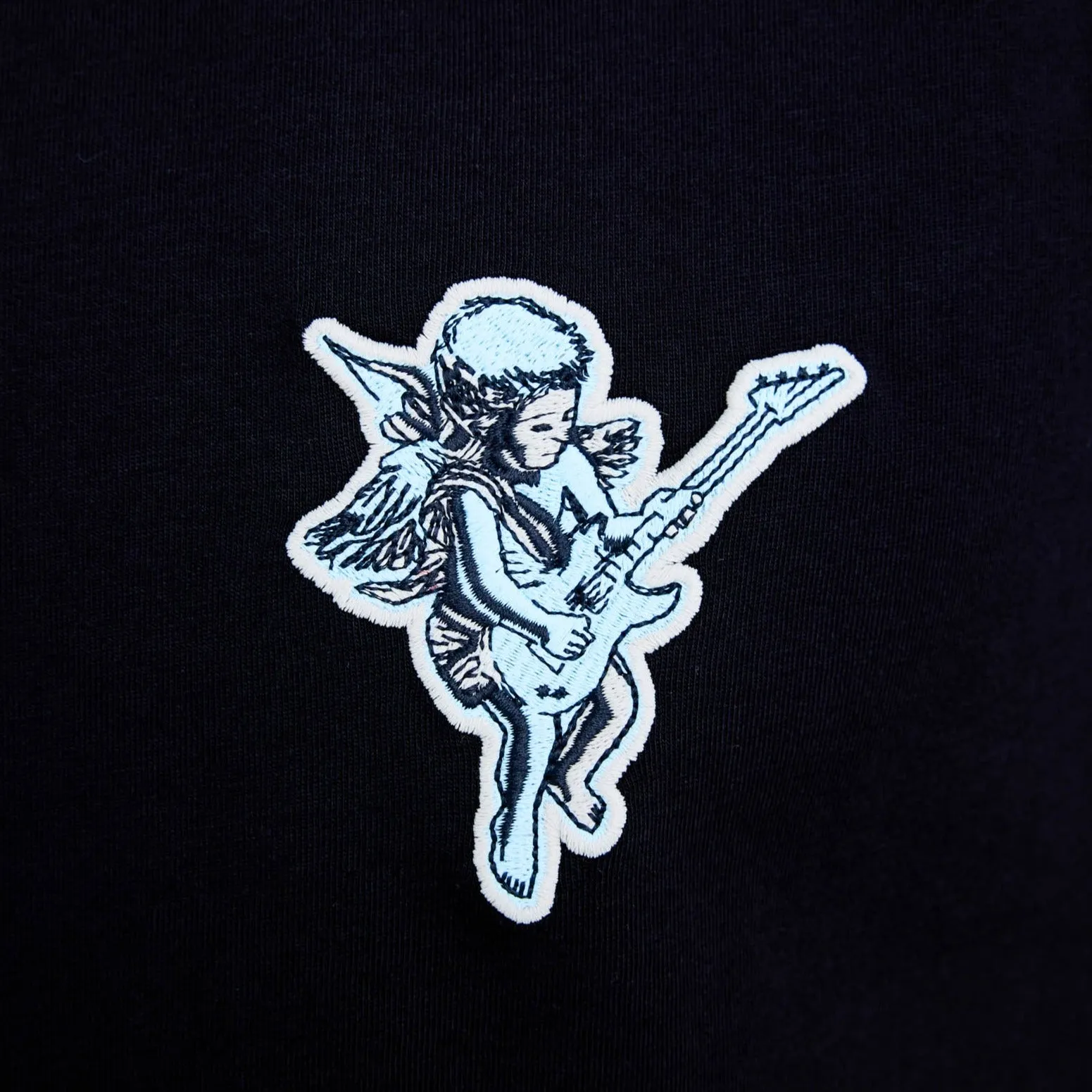 Angel Dove Patch T-Shirt (Black)