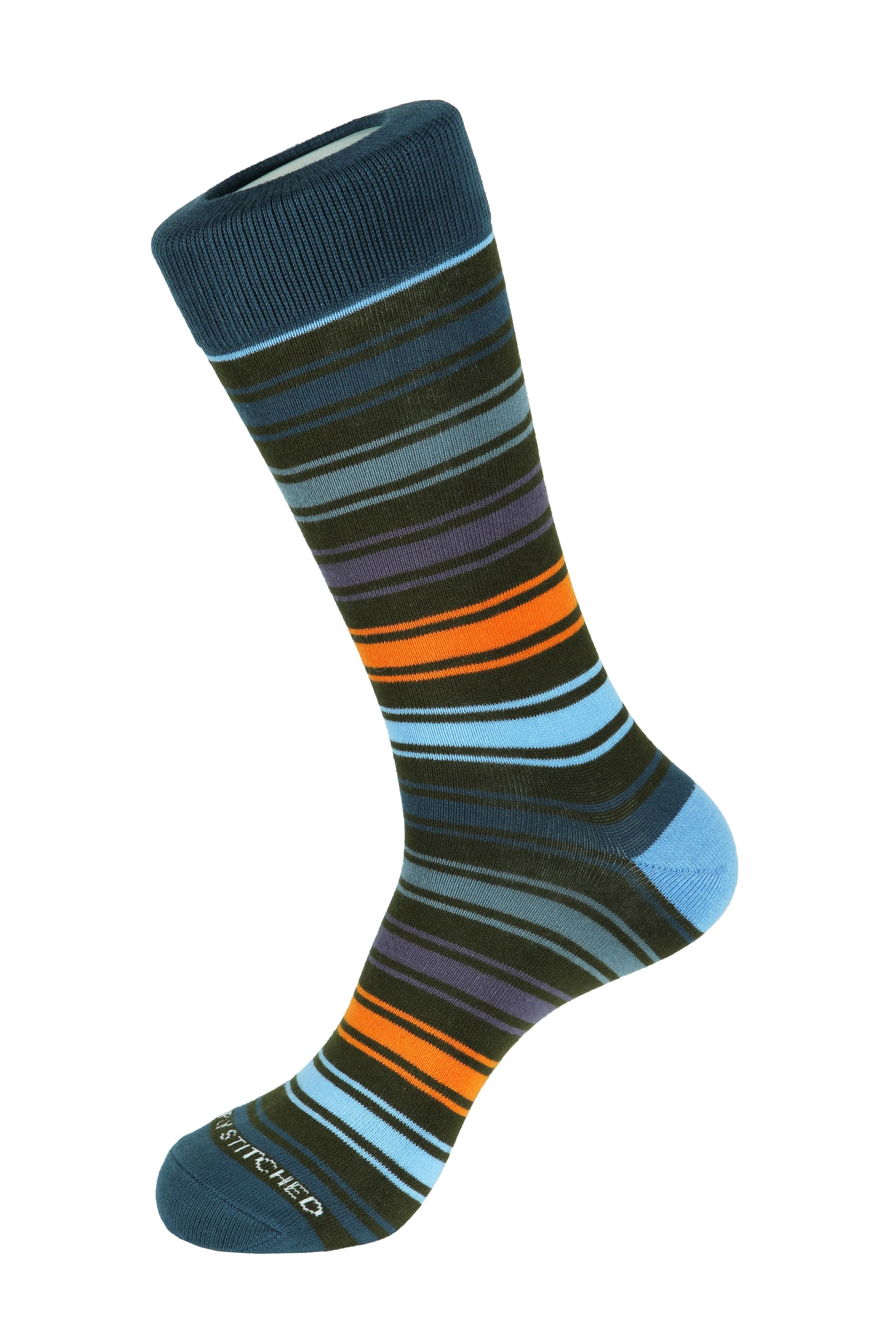 Angeles Stripe Crew Sock