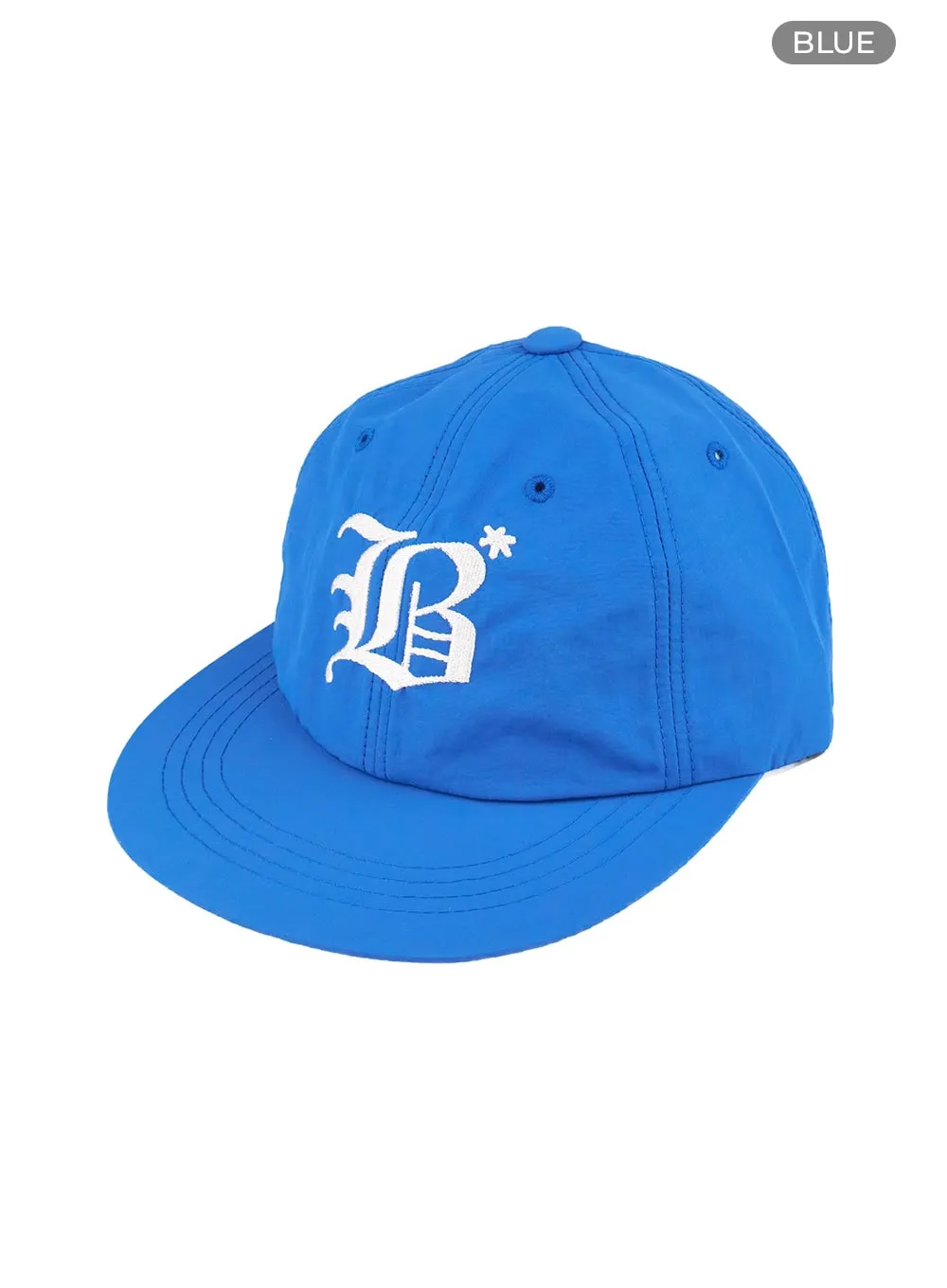 B Lettering Embroidered Snapback CU428