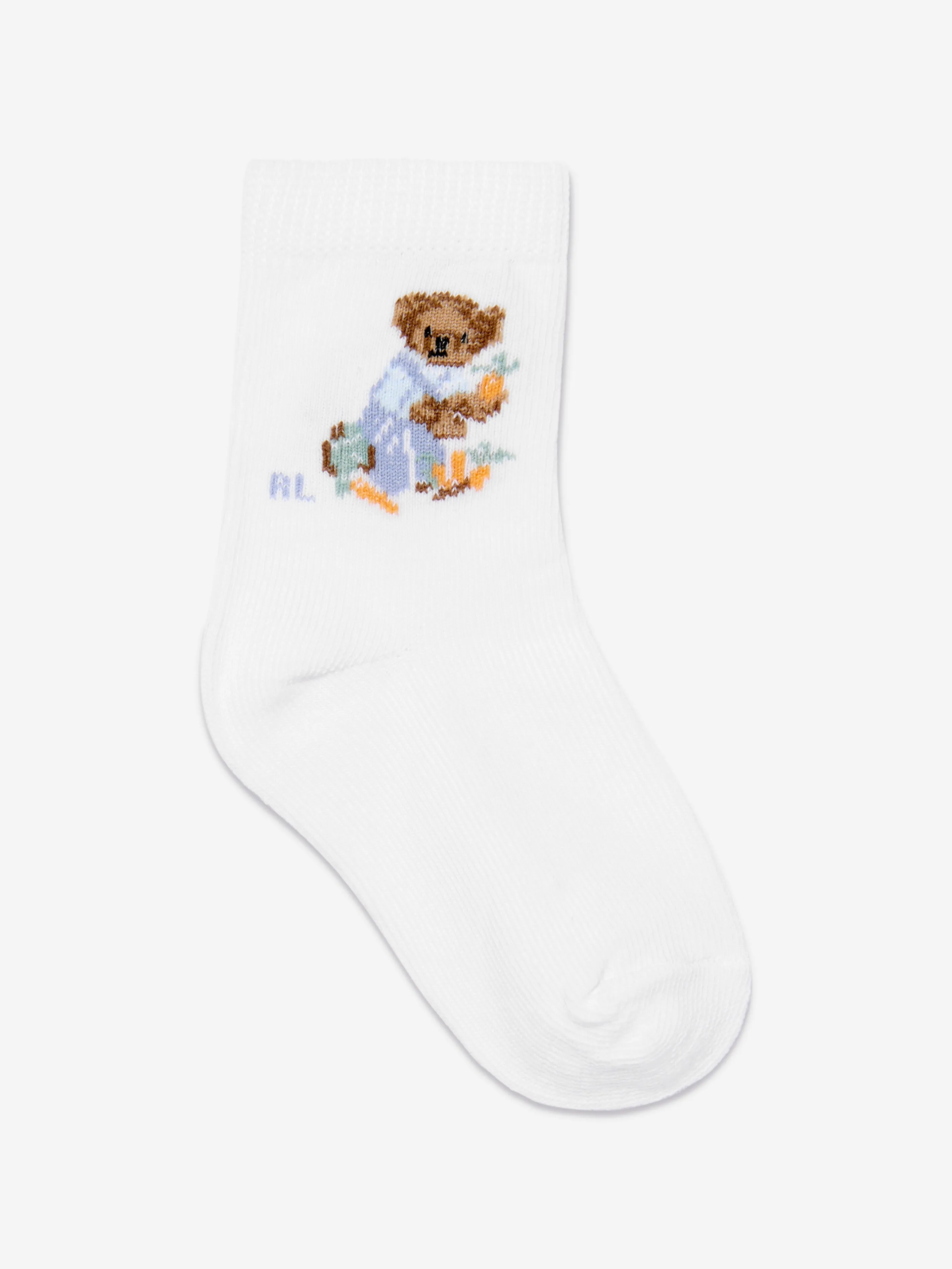 Baby Boys 3 Pack Bear Socks Set in Multicolour