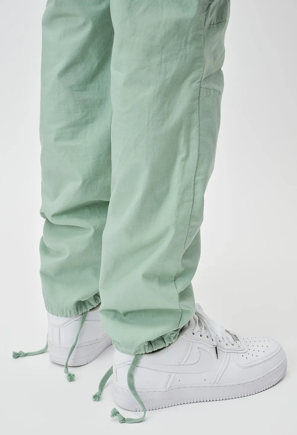 Back Sateen Cargo Pants / Sea Foam