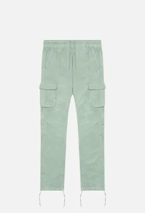 Back Sateen Cargo Pants / Sea Foam