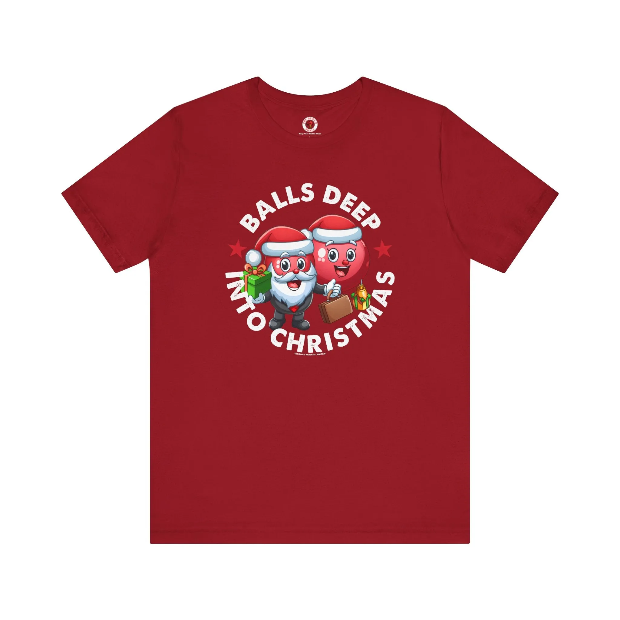 Balls Deep Into Christmas T-Shirt.