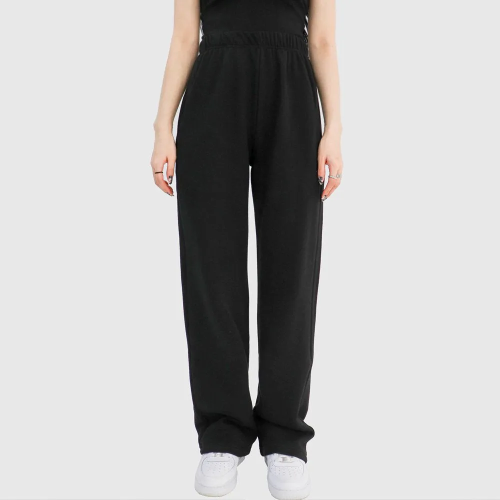 Banded Wide Leg Sweat Pants CCA26