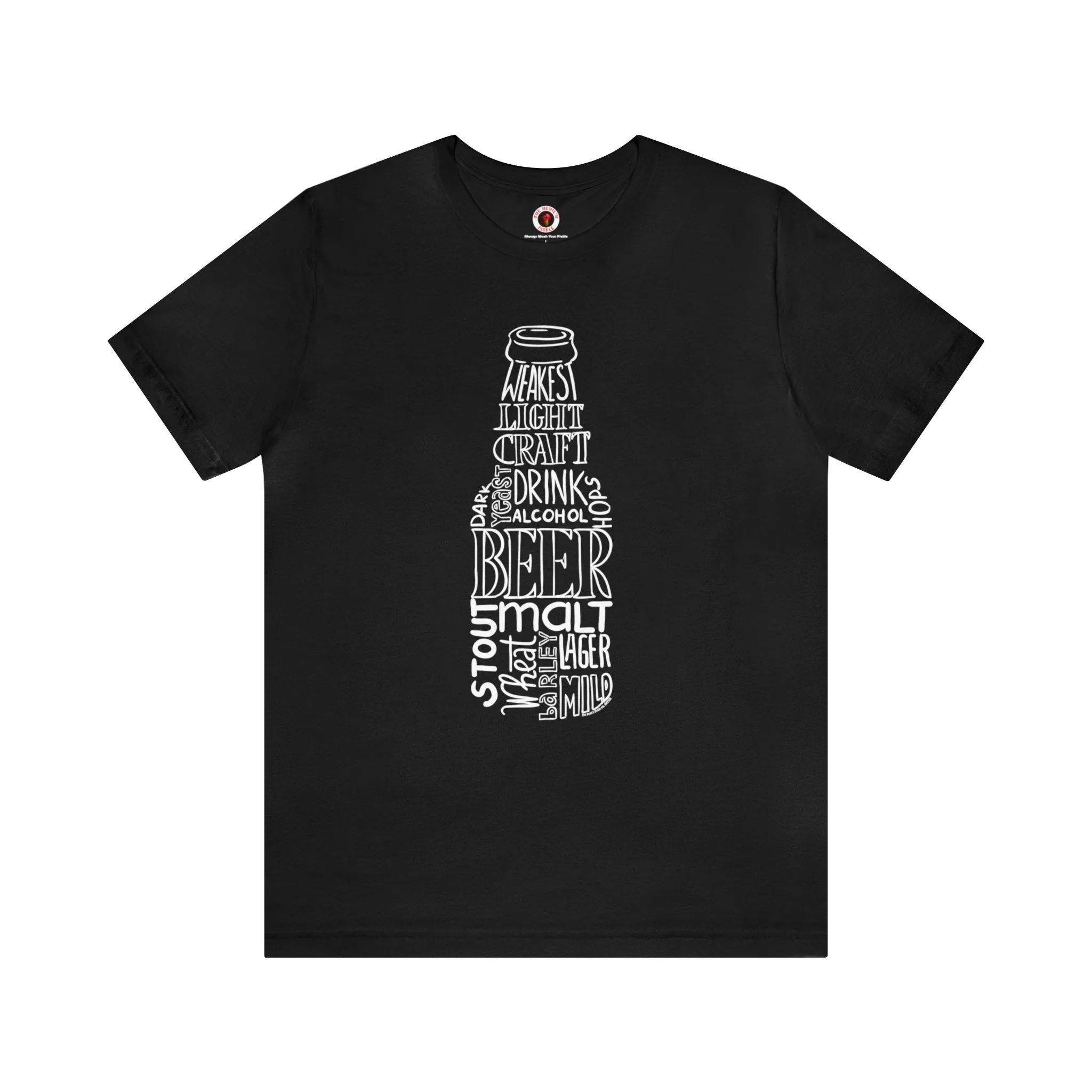 Beer Bottle of Words T-Shirt