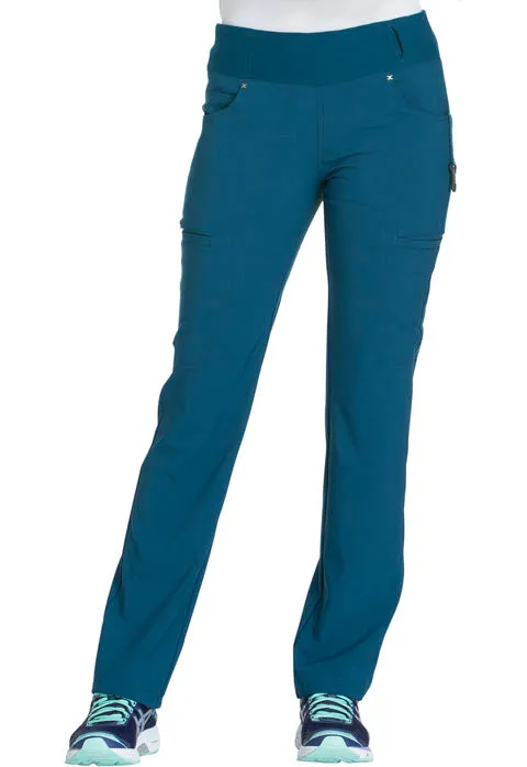 Cherokee iFlex Women's Mid Rise Straight Leg Pull-on Scrub Pant CK002