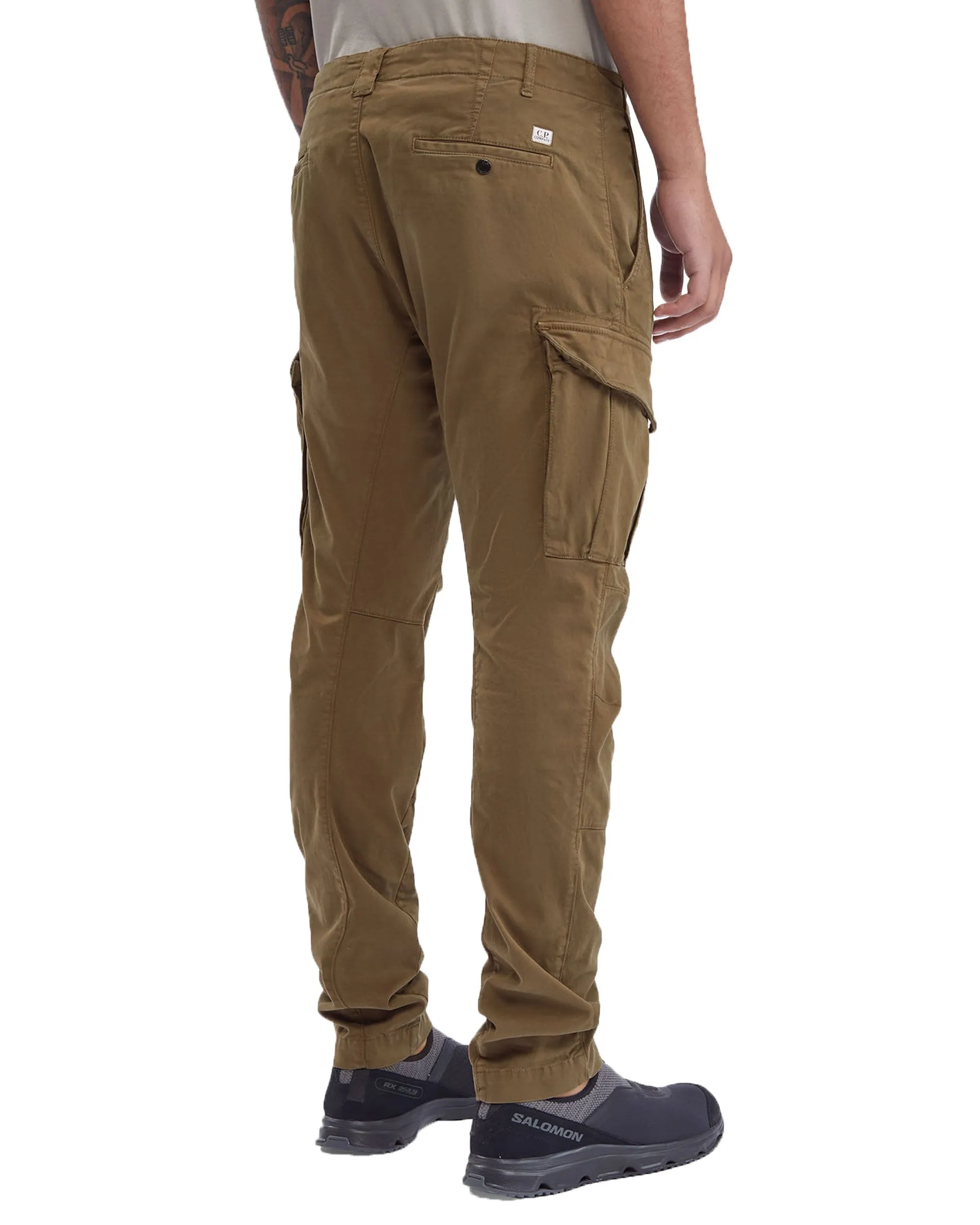 CP Company Stretch Sateen Cargo Pants Butternut