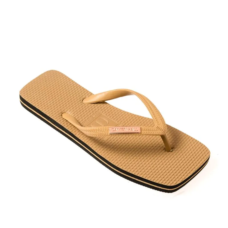 Damien Hall Flip Flops - Tan