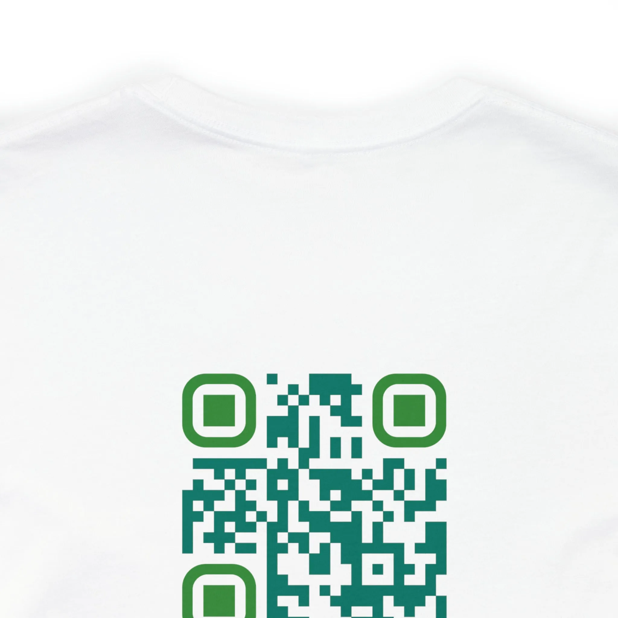 Empathy is Free Unisex Jersey Short Sleeve Tee, QR Code T-shirt, Hidden Message t-shirt, Positive T-shirt, Empowering T-shirt