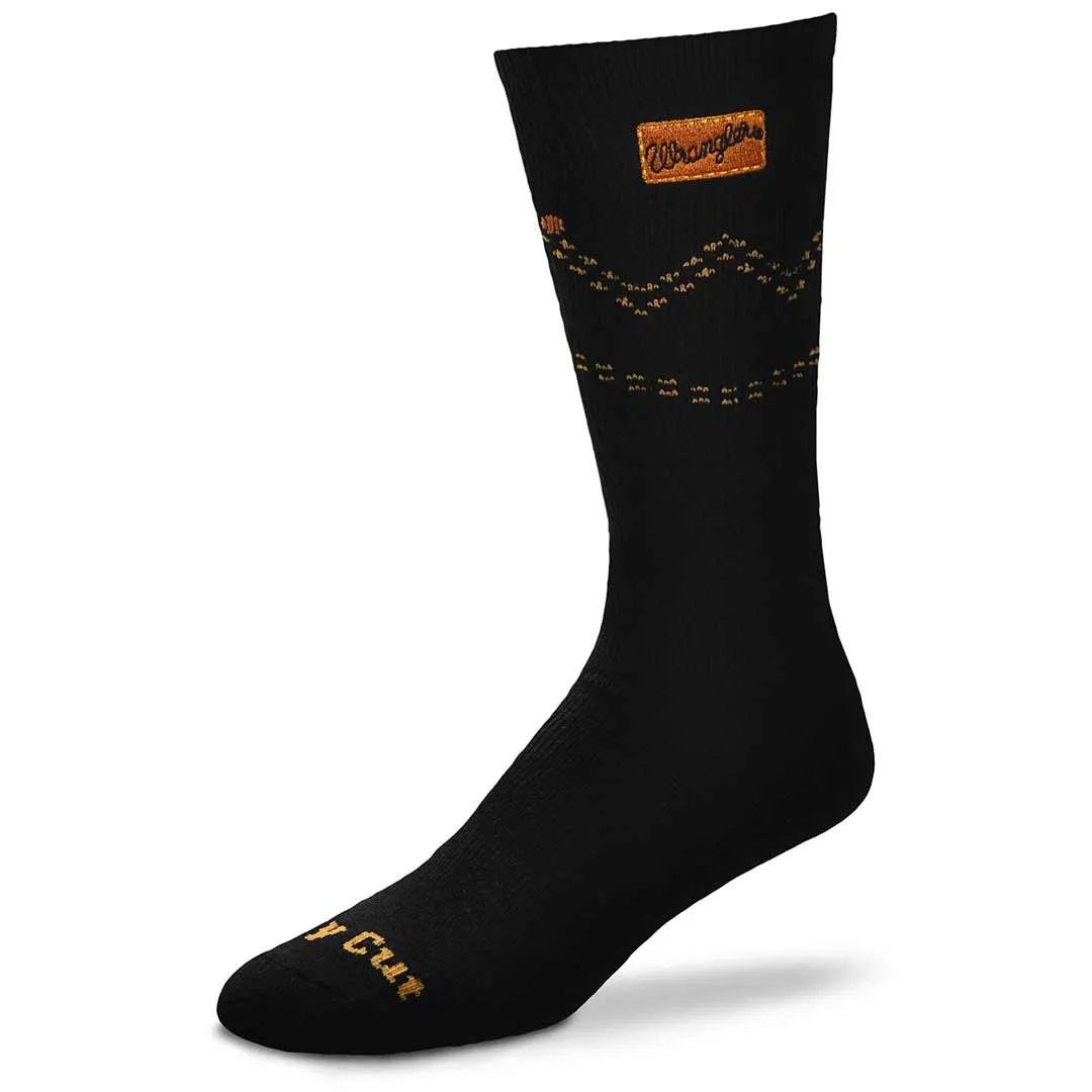 For Bare Feet Wrangler Unisex Patch Crew Socks