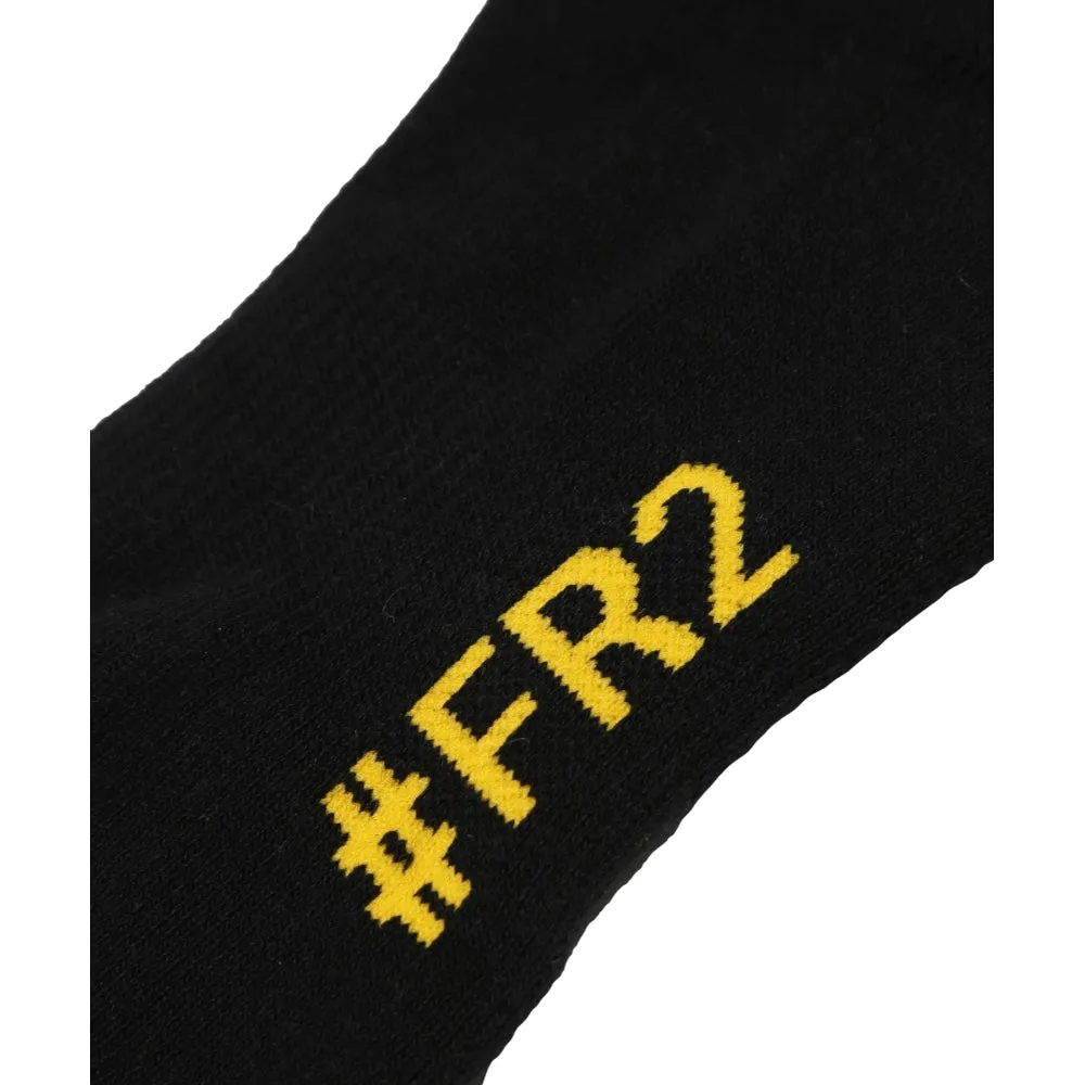 #FR2 CAUTION SOCKS-BLACK