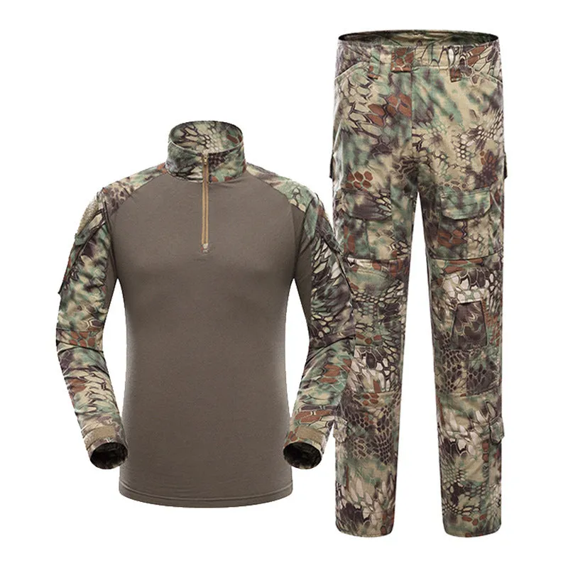 G3 Long-sleeved American Camo Outdoor Frog Training Suit