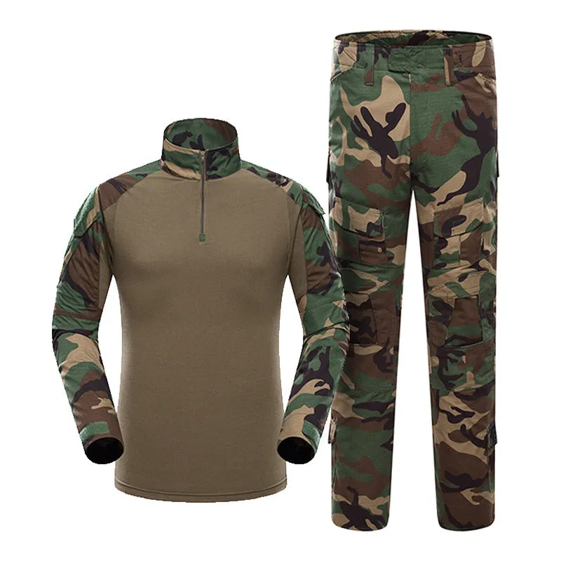 G3 Long-sleeved American Camo Outdoor Frog Training Suit