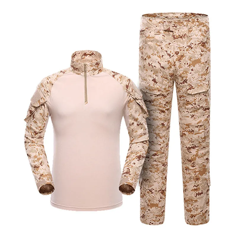 G3 Long-sleeved American Camo Outdoor Frog Training Suit