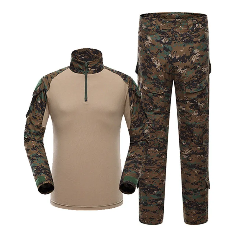 G3 Long-sleeved American Camo Outdoor Frog Training Suit