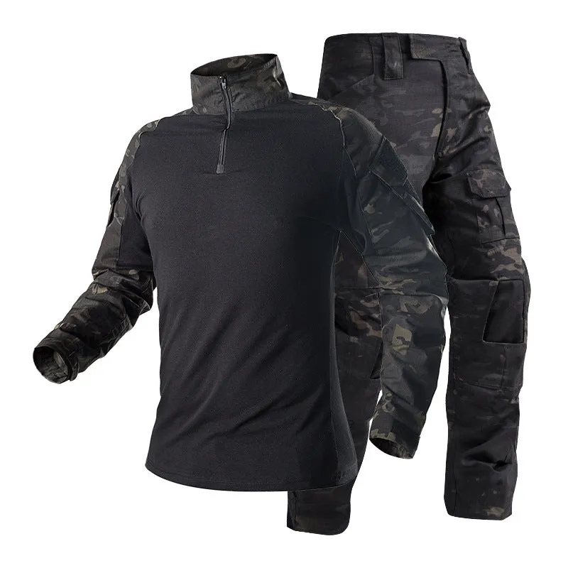 G3 Long-sleeved American Camo Outdoor Frog Training Suit