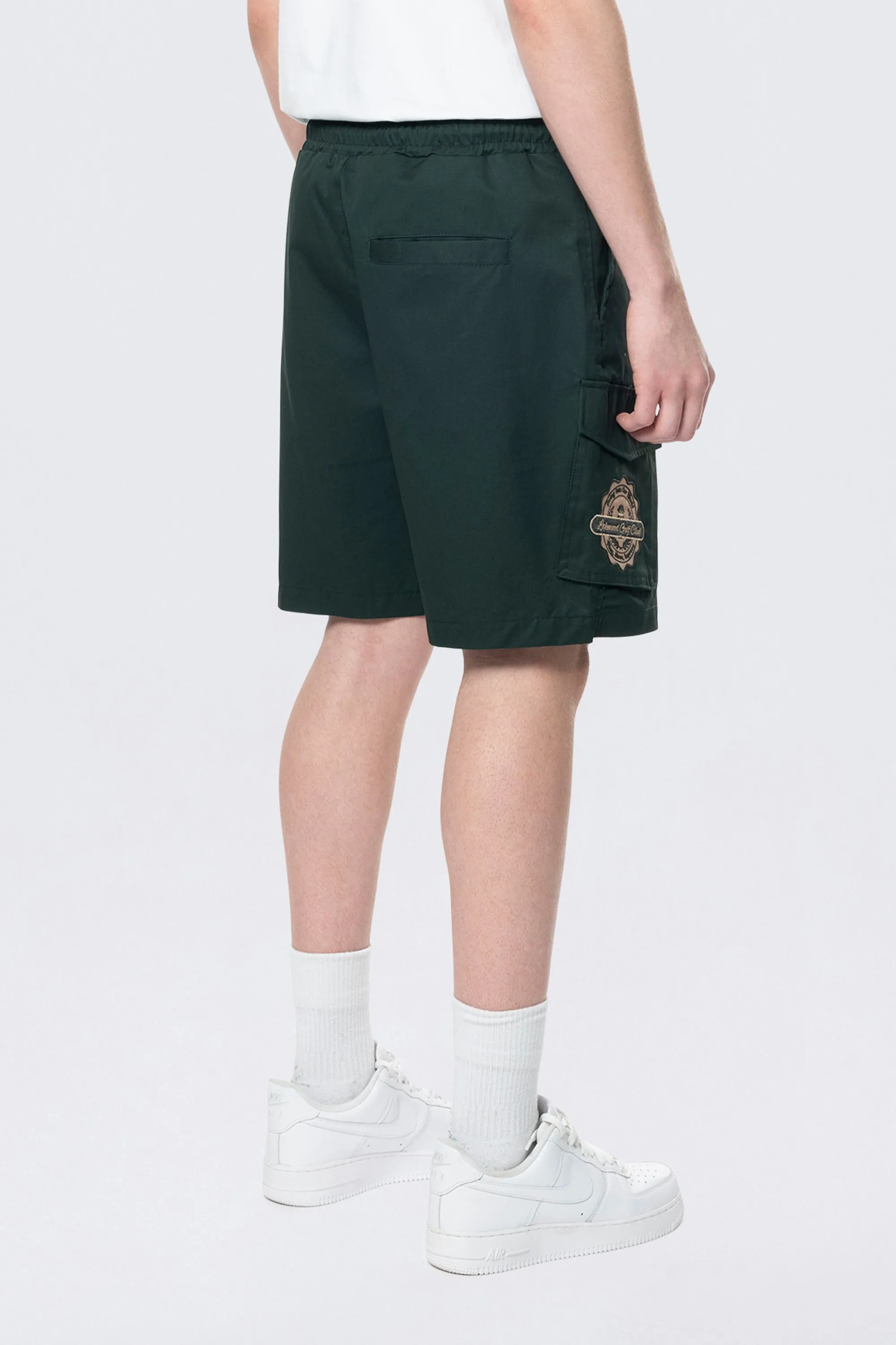 Golf Club Woven Cargo Twill Lounge Shorts - Scarab