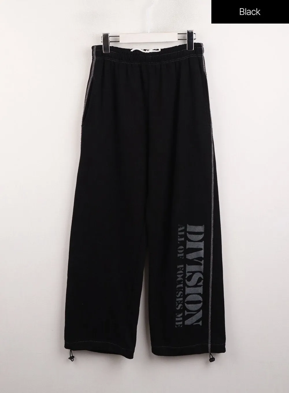 Graphic Lettering Sweatpants (UNISEX) CJ412