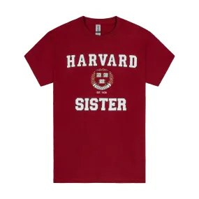 Harvard Youth Sister Graphic T-Shirt - Stylish College Apparel for Young Women