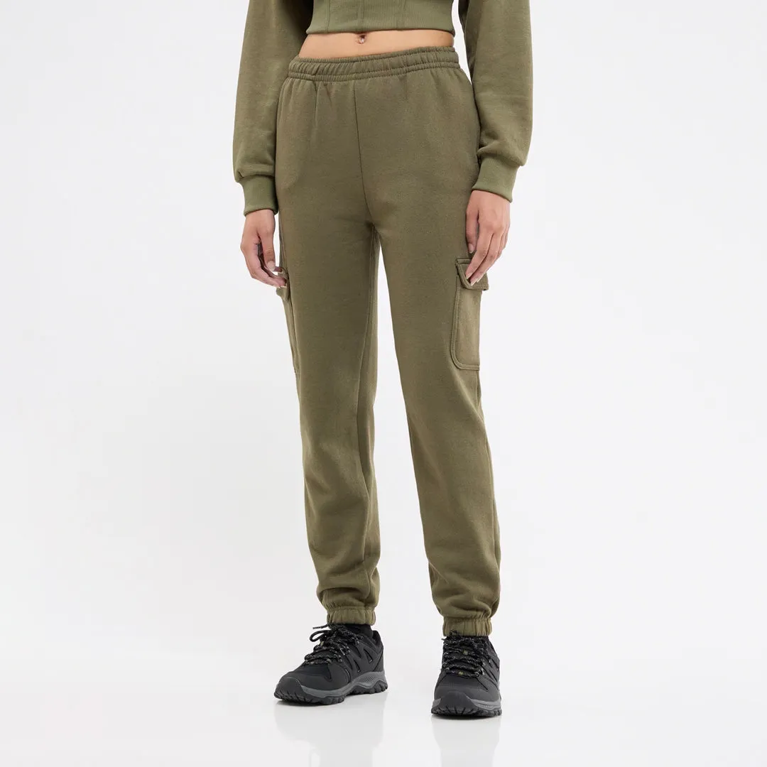 High-Waisted Cargo Pants