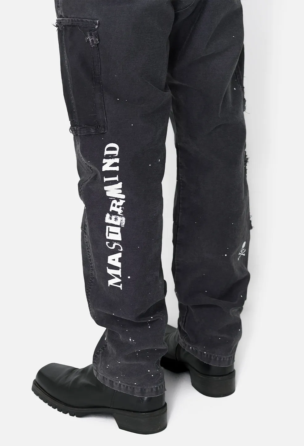 JE X Mastermind Worked Utility Pant / Washed Black