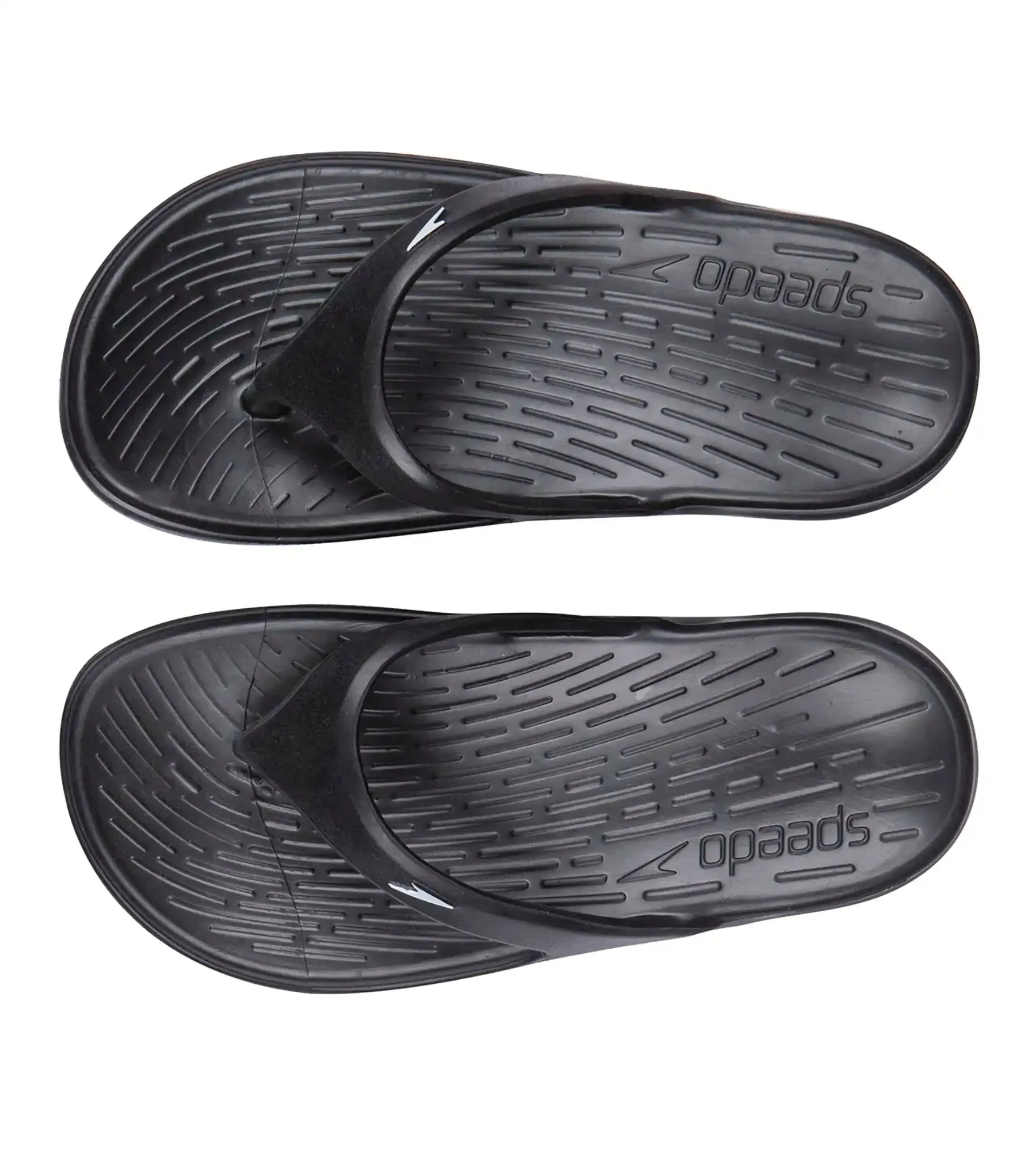 Junior's Single colour Flip Flops - Black & White