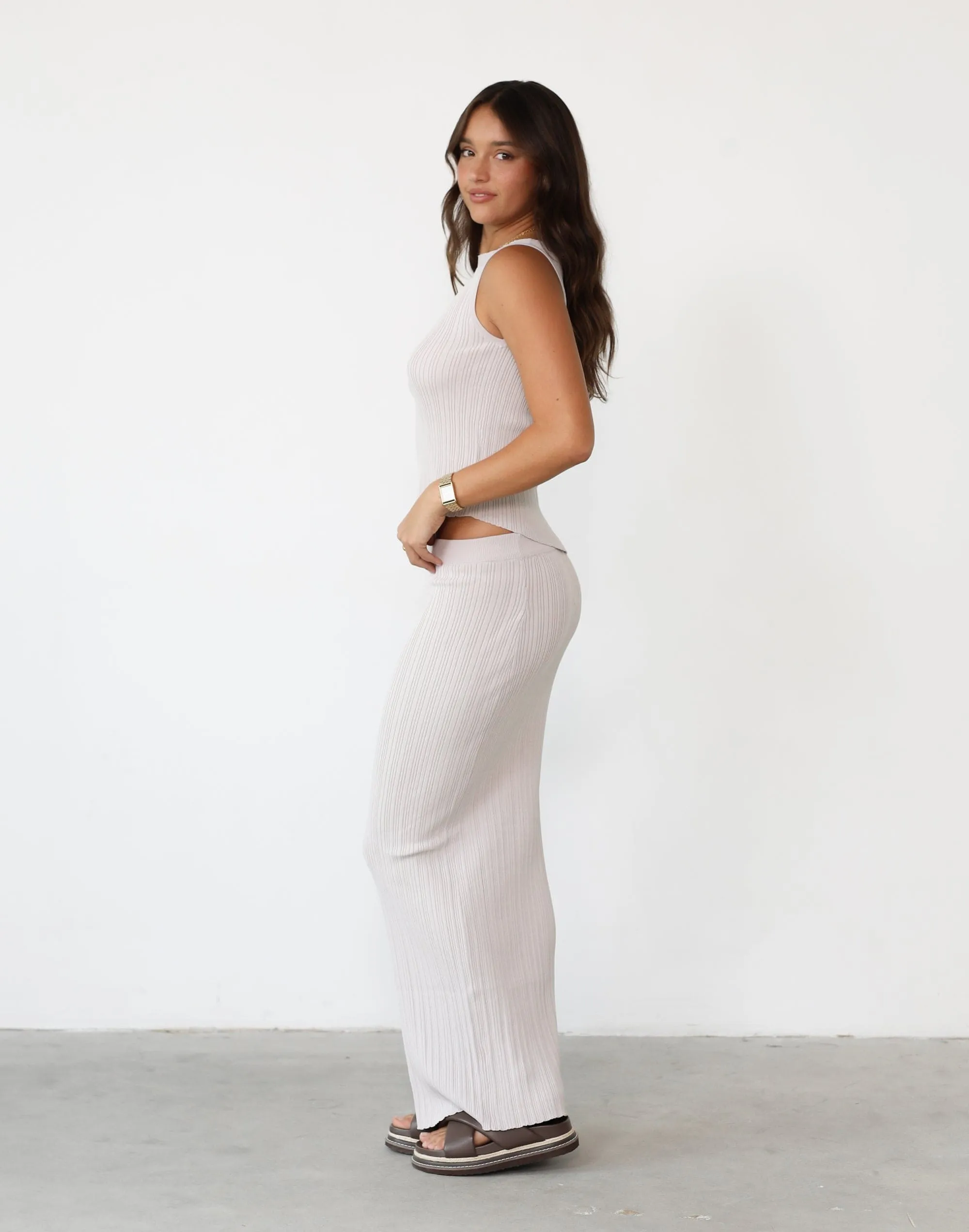 Kienna Maxi Skirt (Cloud)