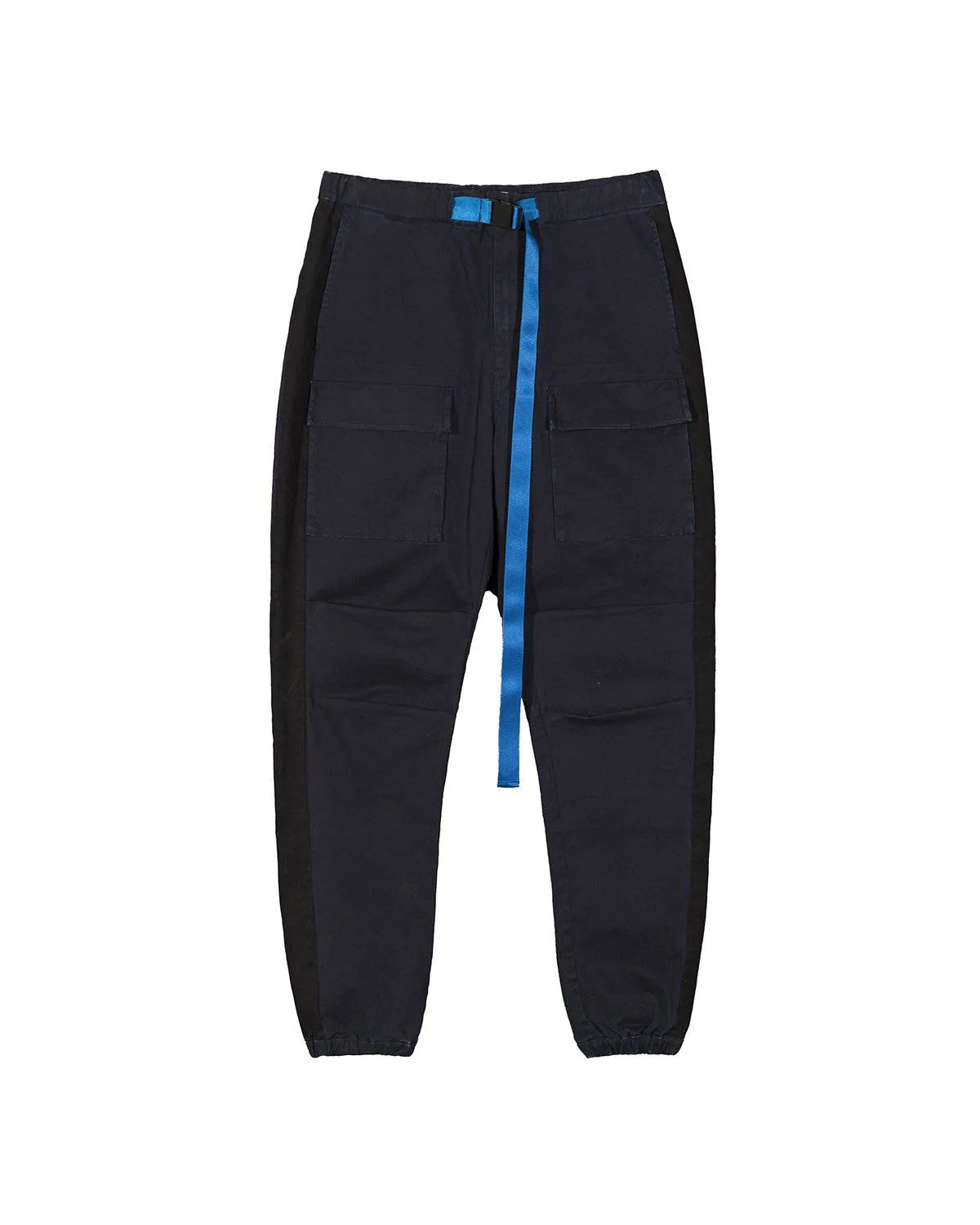 Konus Men's Woven Jogger with Tape in Navy