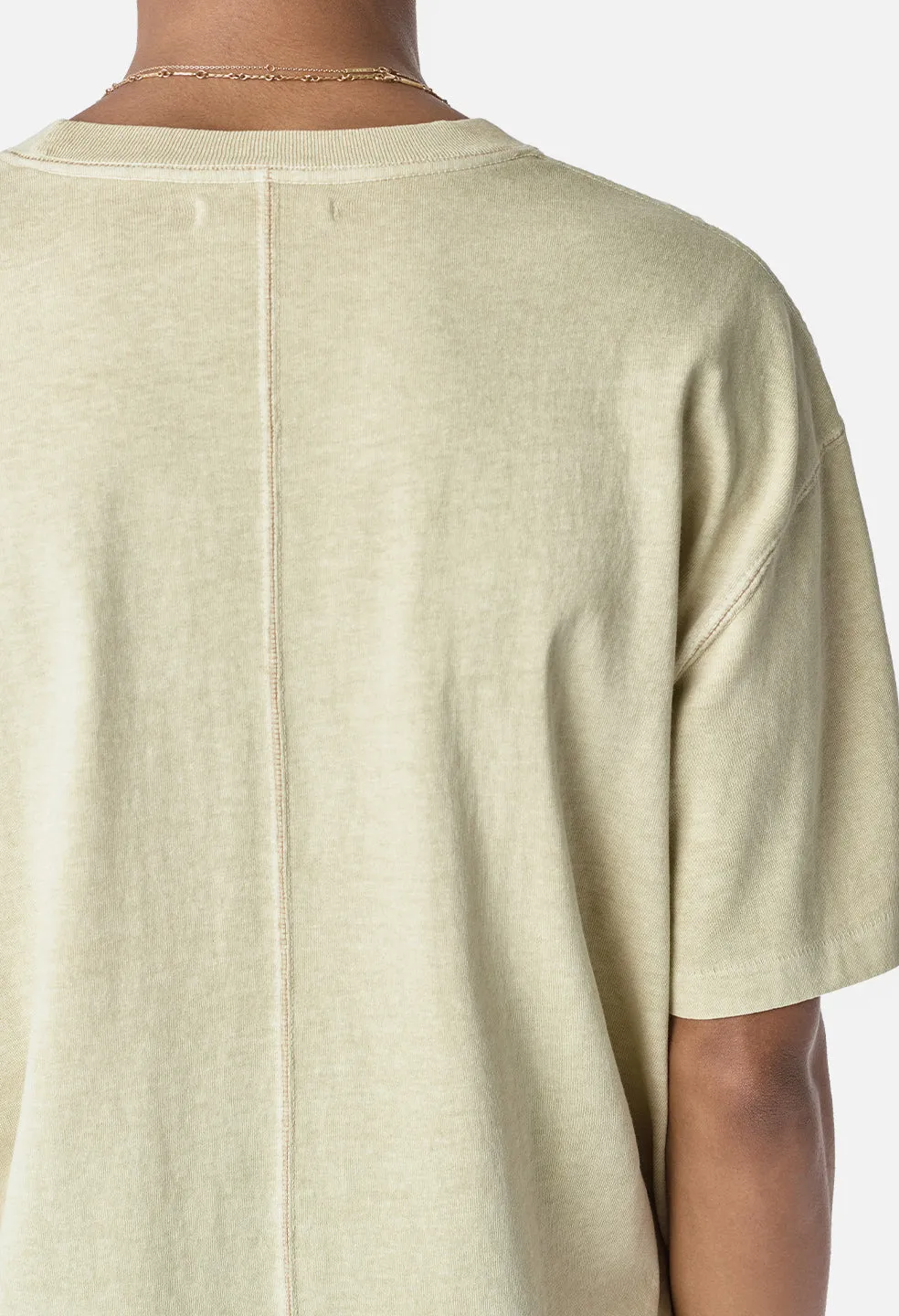 Loose Stitch Pocket Tee / Washed Dune