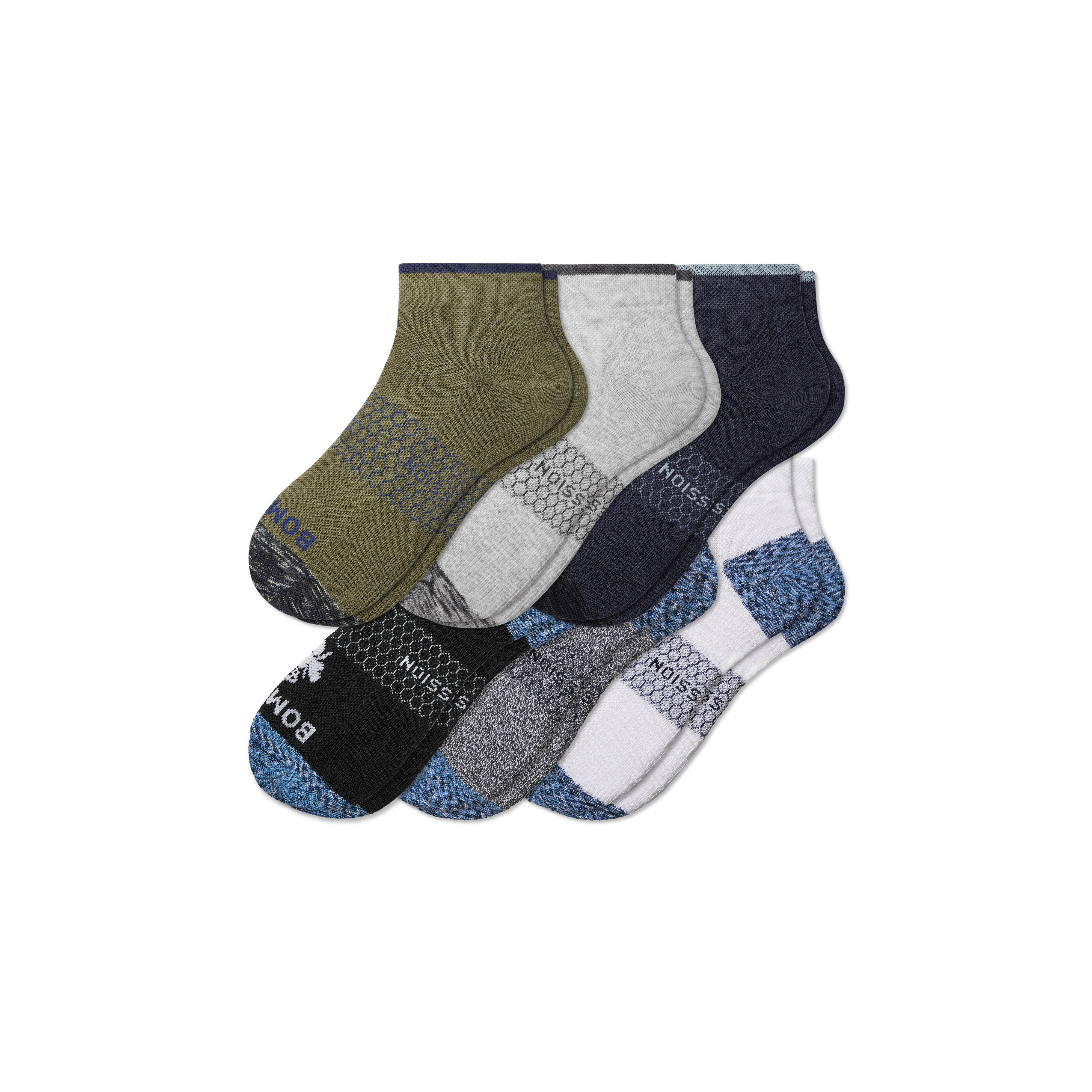 Men's Ankle Compression Socks 6-Pack