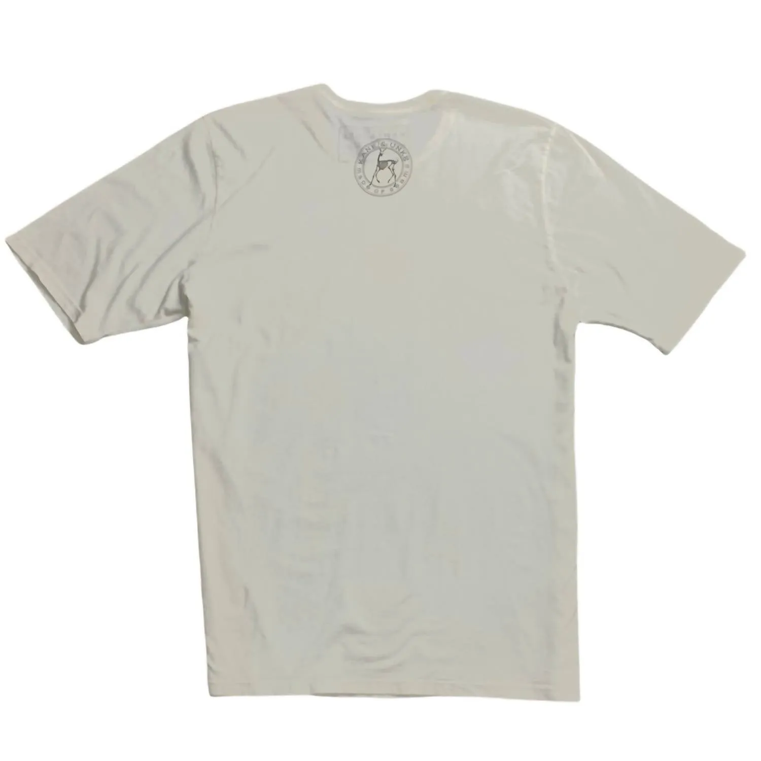 Men's Cotton Deer T-Shirt In White