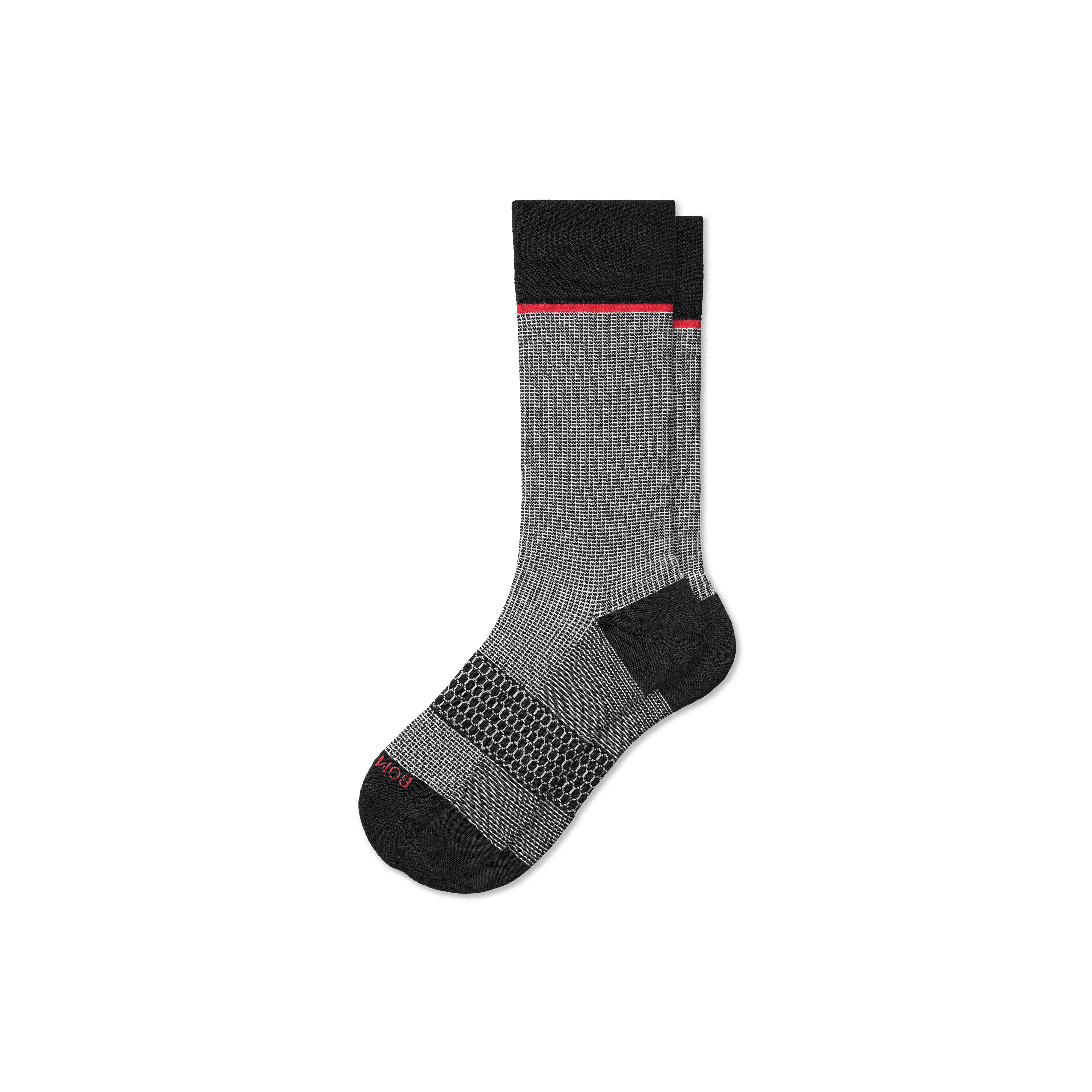 Men’s Grid-Knit Dress Calf Socks