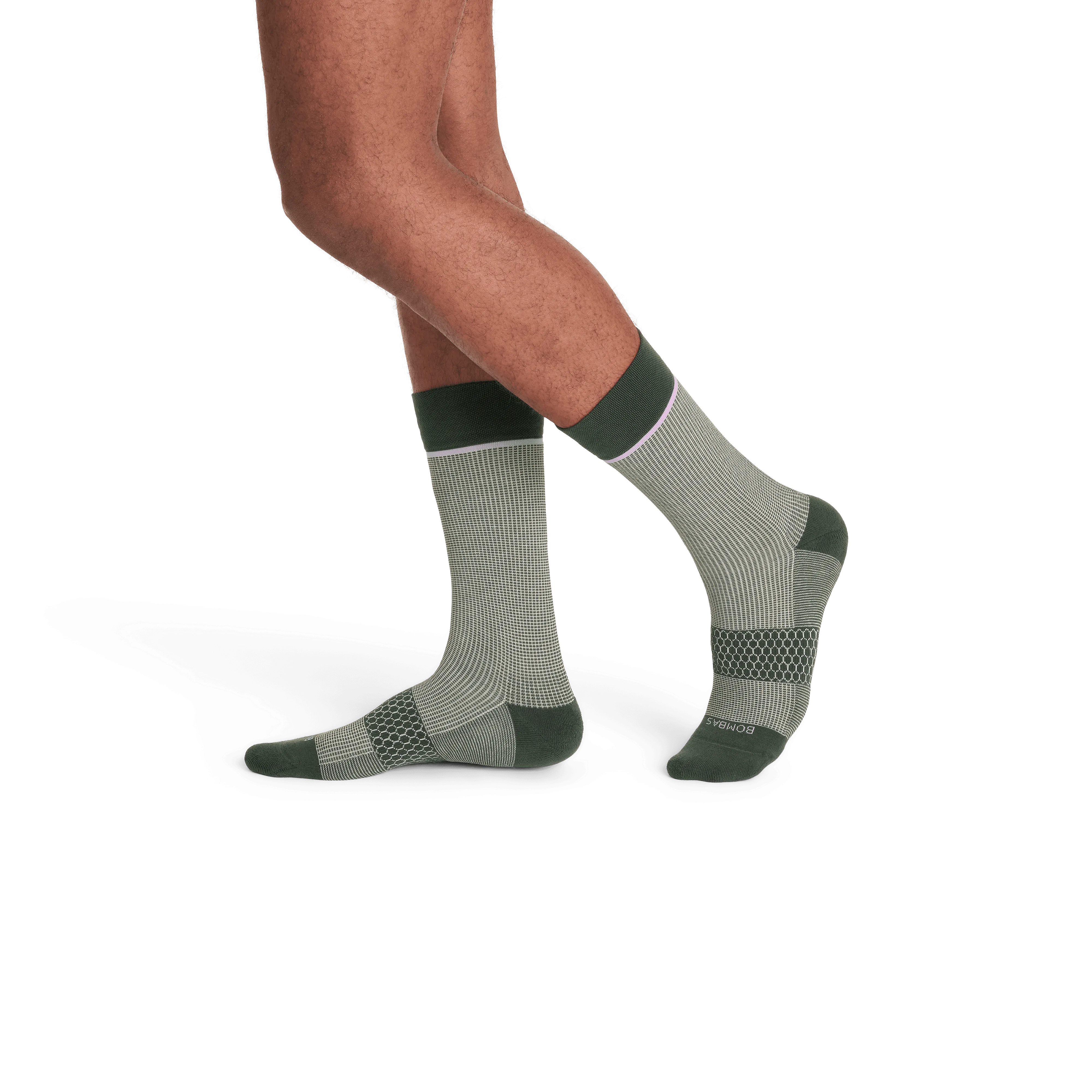 Men’s Grid-Knit Dress Calf Socks