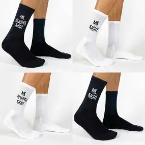 Mr. Right and Mrs. Always Right - Personalized Socks