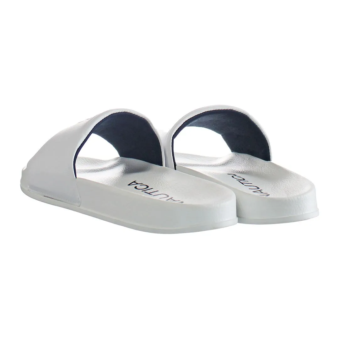 Nautica Habrour White Mens Flip-Flops