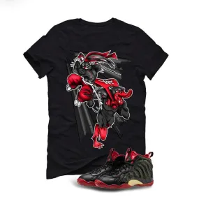 Nike Little Posite One "Dracula" black T (BUS&DAFFY)