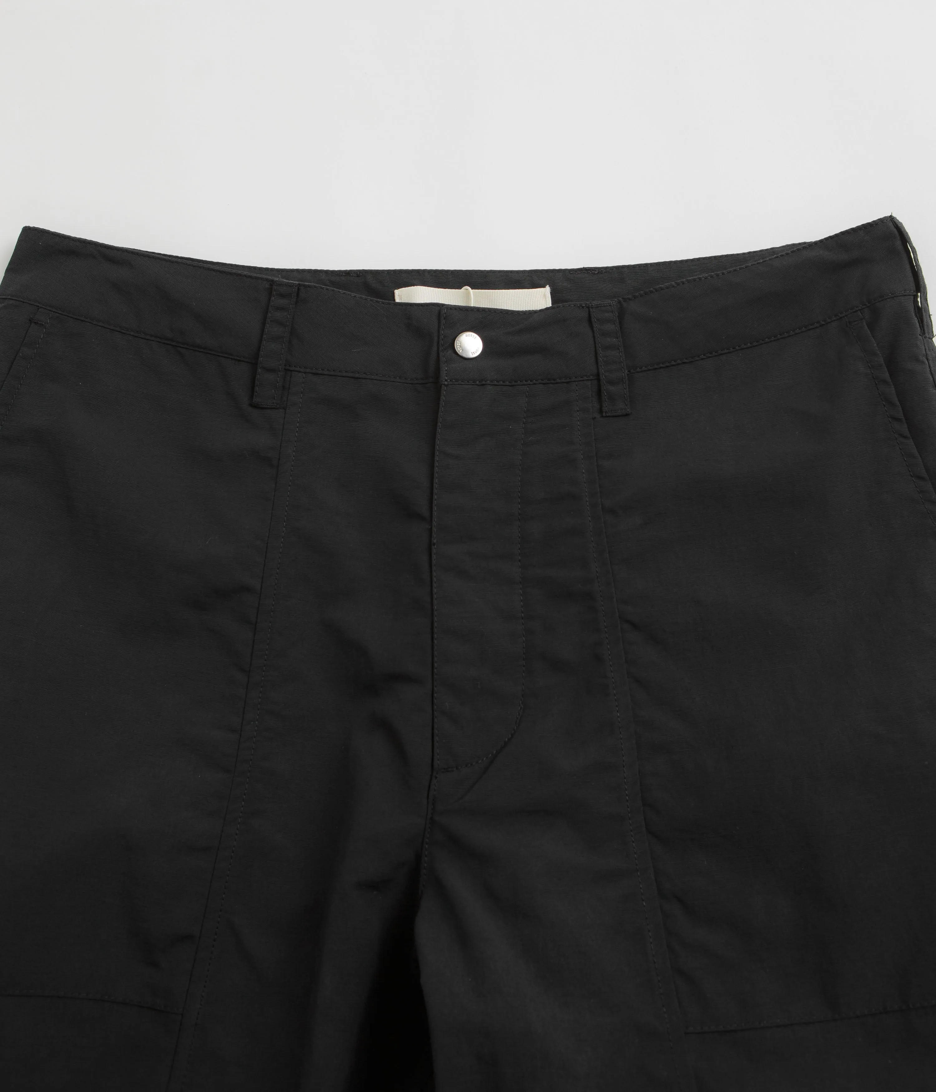 Norse Projects Sigur Waxed Nylon Fatigue Pants - Dark Navy