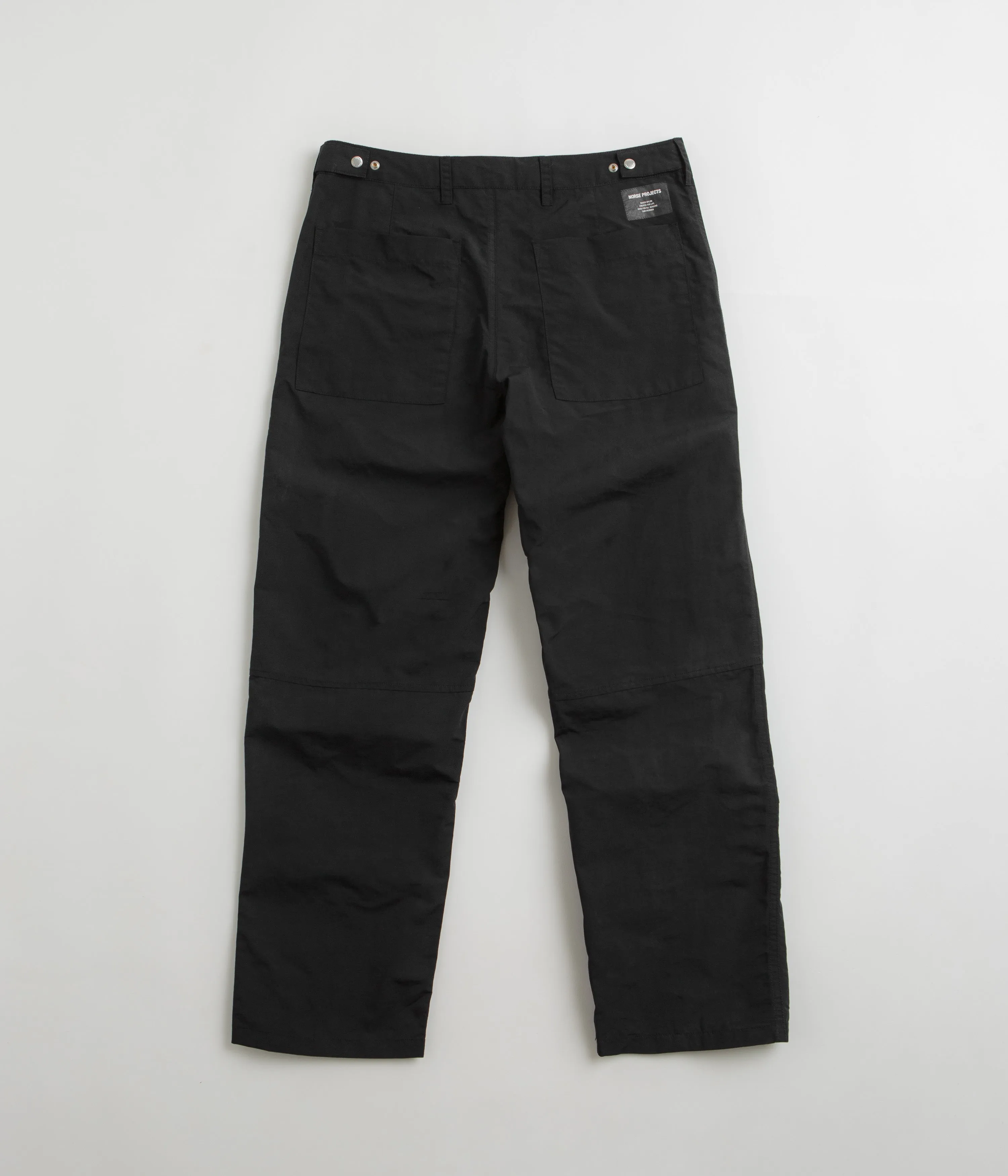 Norse Projects Sigur Waxed Nylon Fatigue Pants - Dark Navy