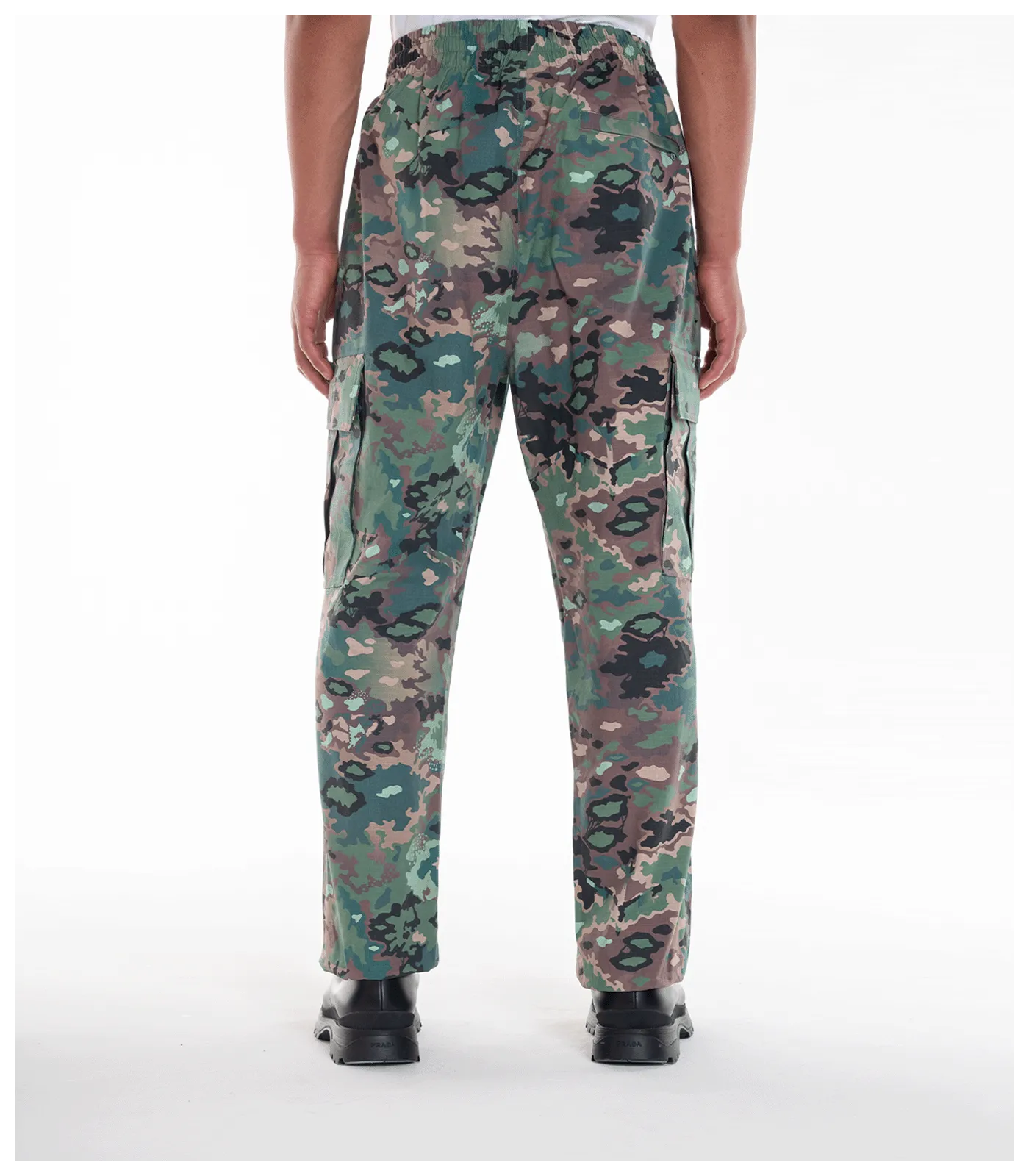 NOTHING CAMO CARGO PANTS - GREEN