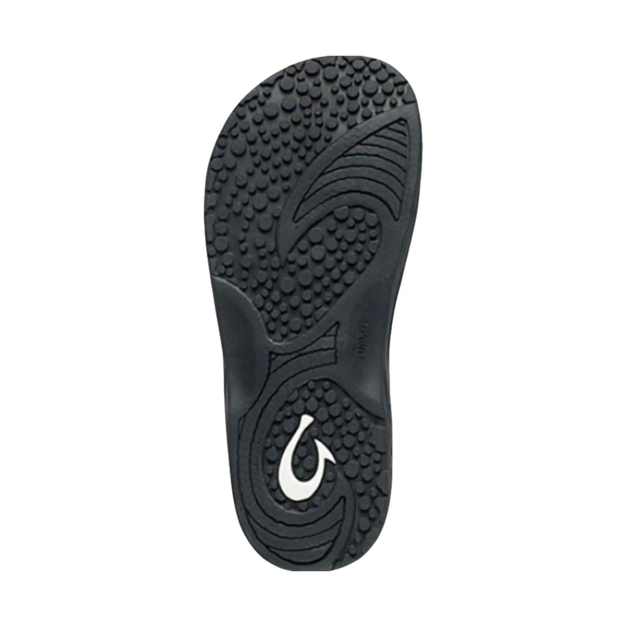 Olukai Men's Hokua Flip Flop - Black/Dark Shadow