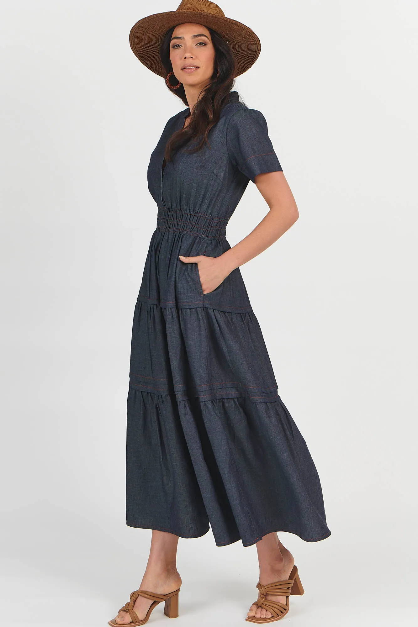 Otis Maxi Dress Denim