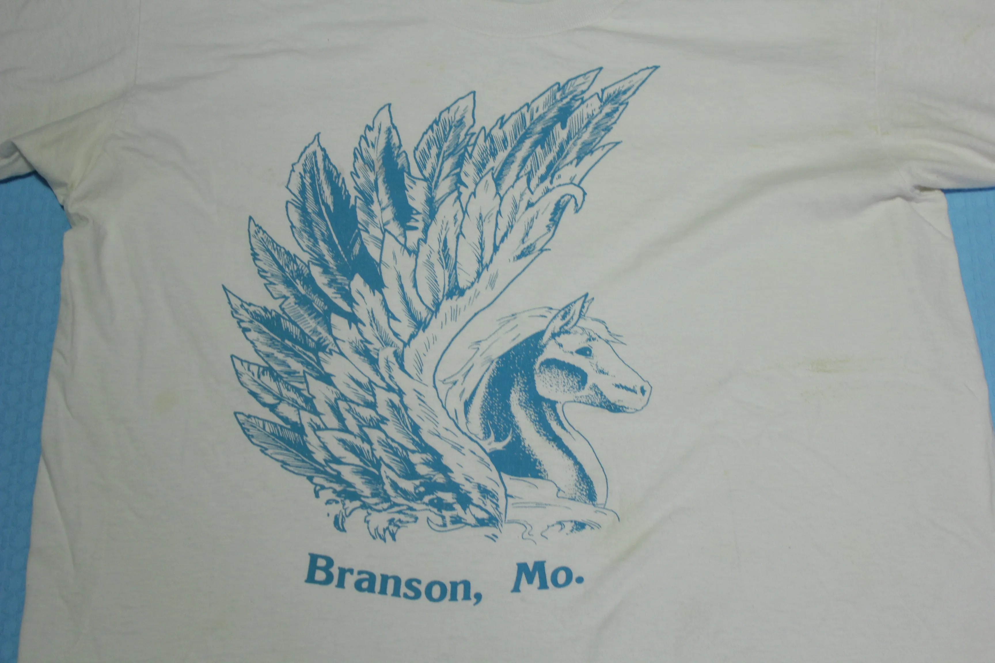 Pegasus Branson Missouri Vintage 80's Single Stitch Tourist T-Shirt