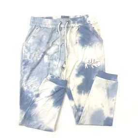 Periwinkle BFLO Tie-Dye Joggers