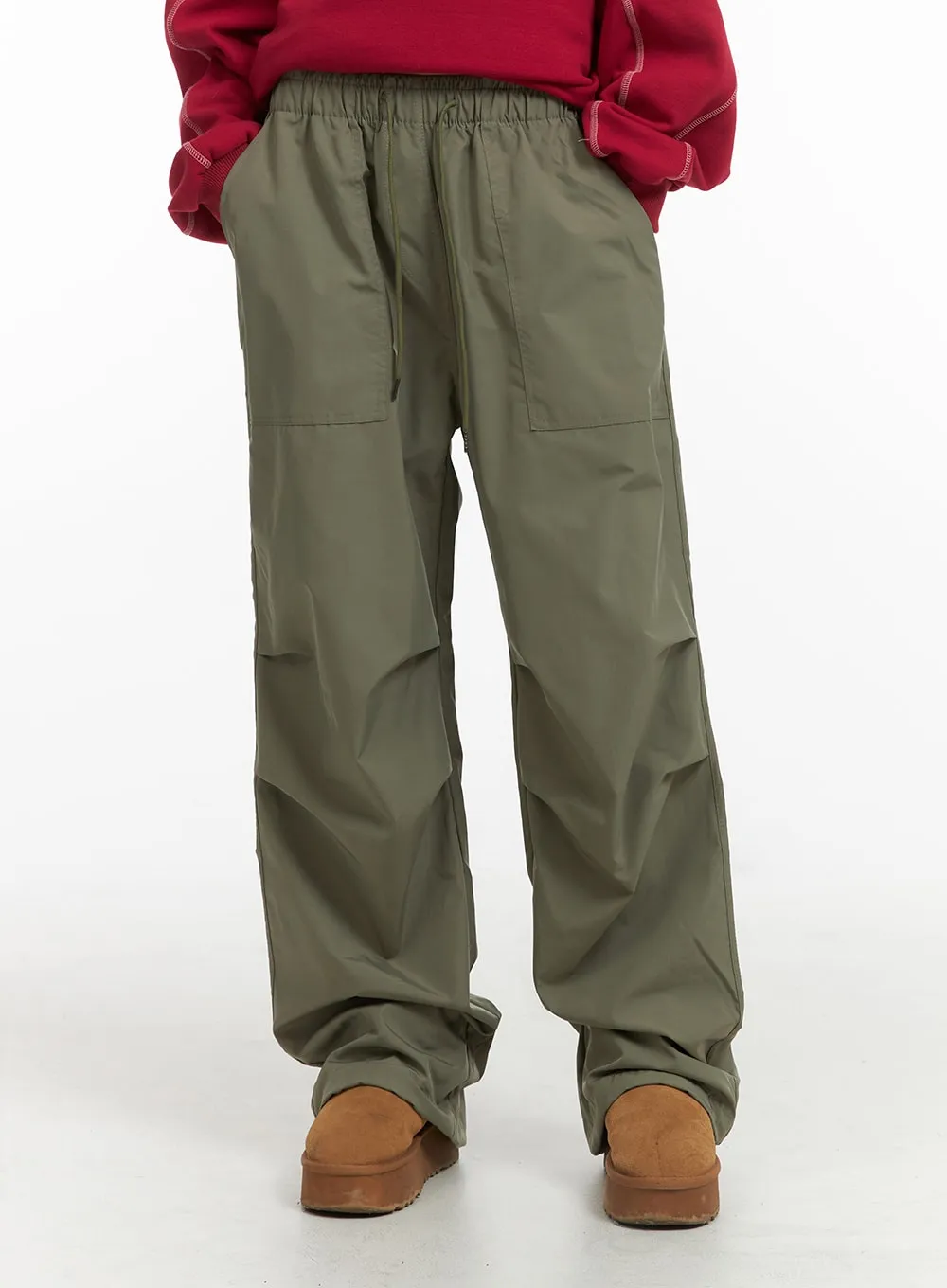 Pintuck Wide Leg Pants CJ412